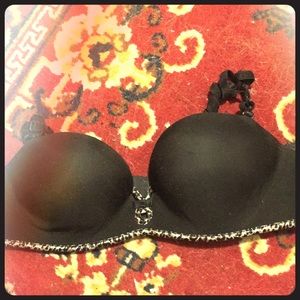 VS Bombshell push-up bra 32aa black leopard multi